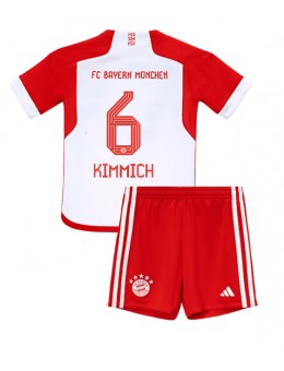 Bayern Munich Joshua Kimmich #6 Replika Hemmakläder Barn 2023-24 Kortärmad (+ byxor)
